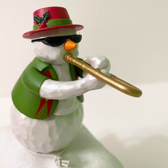 Hallmark Snowman Wireless Band Trombone Tony Music and Movement Flaws - Picture 8 of 17
